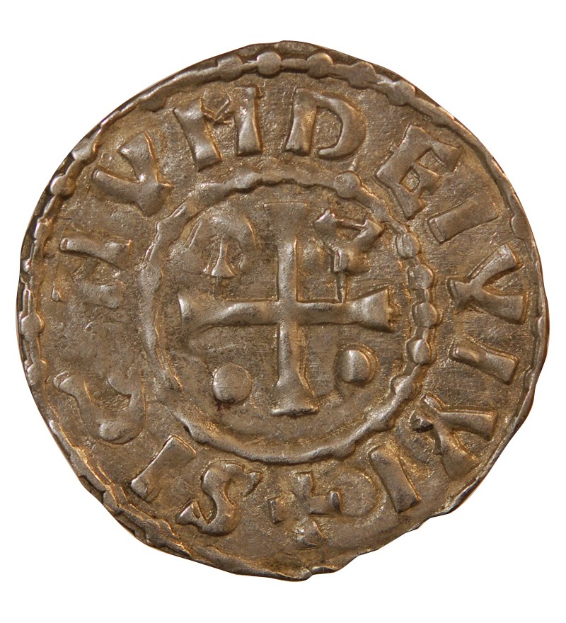 MAINE - DENIER argent au nom d'HERBERT Ier - 1014-1246