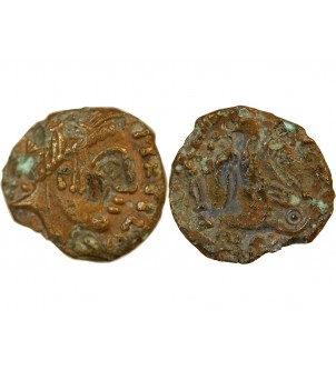 CARNUTES, REGION DE LA BEAUCE - BRONZE "aux oiseaux et au serpent" - DT.2471 2