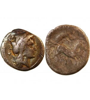 CAMPANIE, NEAPOLIS (Naples) - TRIOBOLE argent 2