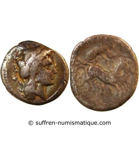 CAMPANIE, NEAPOLIS (Naples) - TRIOBOLE argent