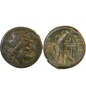 BRUTTIUM, LES BRETTIENS  - DRACHME bronze - 215/203 av. JC 2