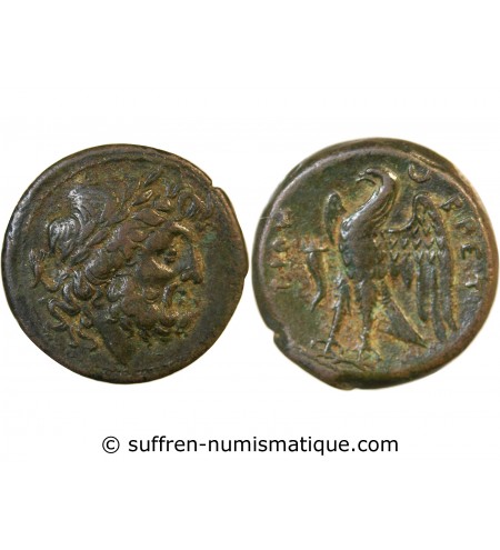 BRUTTIUM, LES BRETTIENS  - DRACHME bronze - 215/203 av. JC