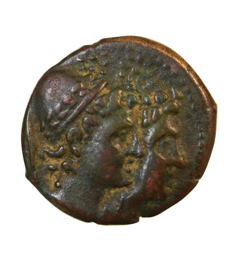 BRUTTIUM, RHEGIUM  - TETRAS bronze - 203/89 av. JC