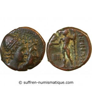 BRUTTIUM, RHEGIUM  - TETRAS bronze - 203/89 av. JC