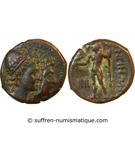 BRUTTIUM, RHEGIUM  - TETRAS bronze - 203/89 av. JC