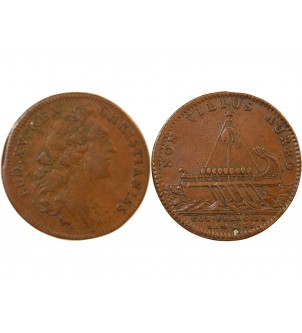 COLONIES FRANÇAISES DE L'AMÉRIQUE, Louis XV - JETON Cuivre 1755 - F.1573 2
