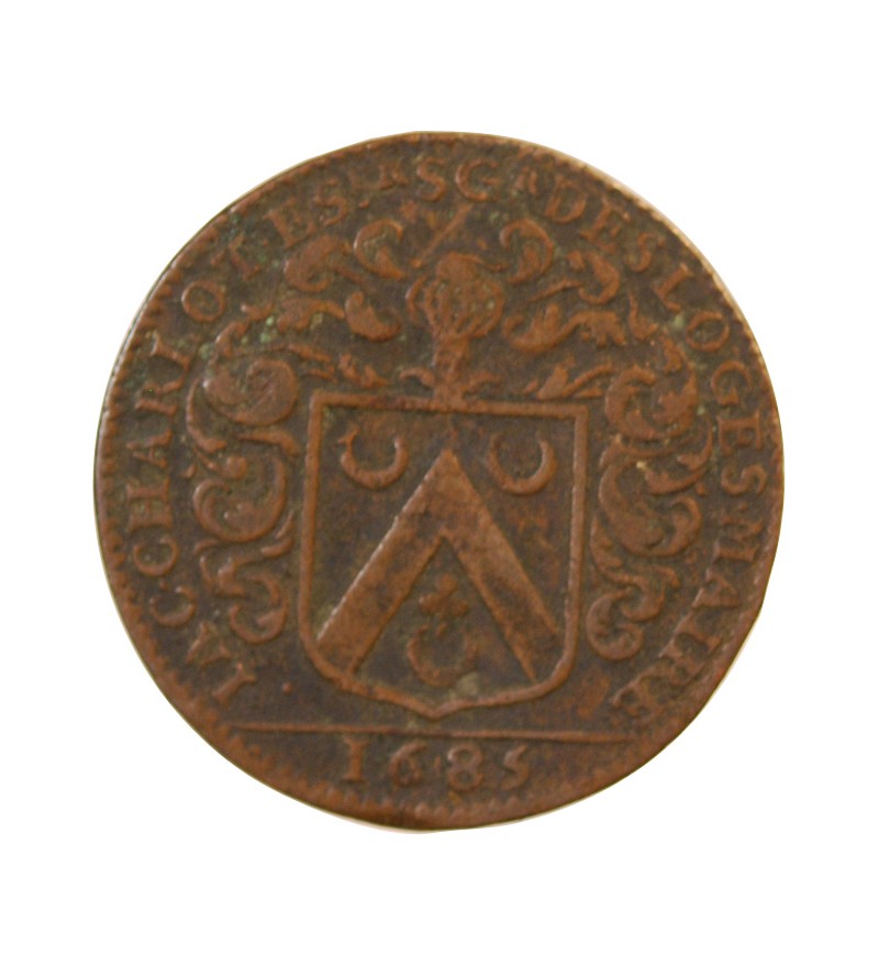 MAIRE D’ANGERS, Jacques Charlot – JETON cuivre 1685