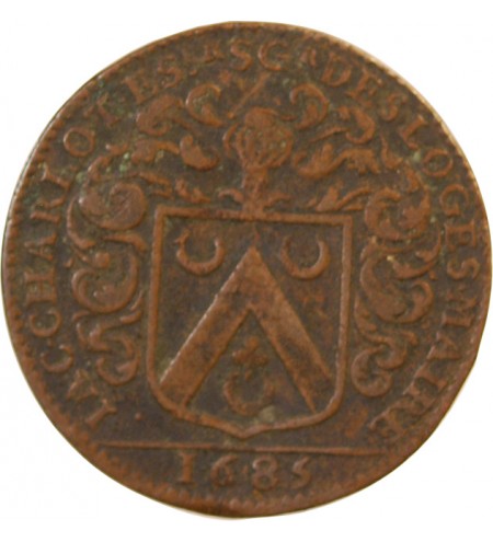 MAIRE D’ANGERS, Jacques Charlot – JETON cuivre 1685