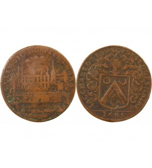 MAIRE D’ANGERS, Jacques Charlot – JETON cuivre 1685 2