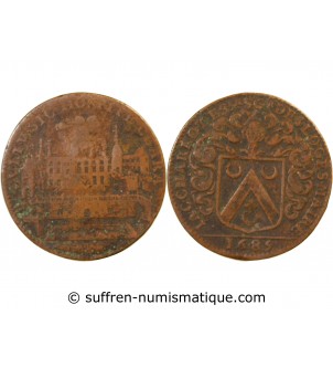 MAIRE D’ANGERS, Jacques Charlot – JETON cuivre 1685