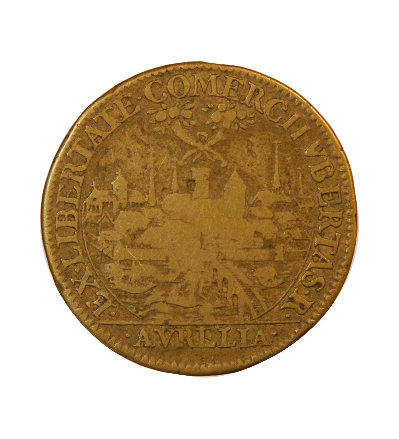ORLÉANAIS, Communauté des marchands de Loire – JETON laiton 1653