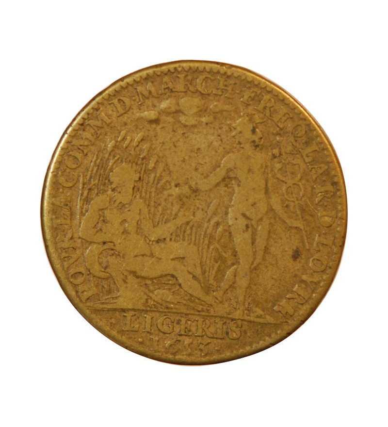 ORLÉANAIS, Communauté des marchands de Loire – JETON laiton 1653