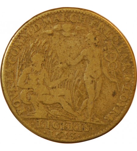 ORLÉANAIS, Communauté des marchands de Loire – JETON laiton 1653