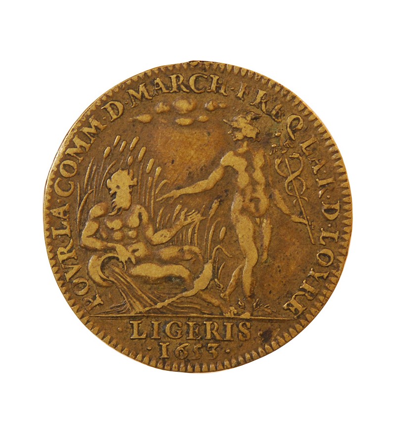 ORLÉANAIS, Communauté des marchands de Loire – JETON laiton 1653