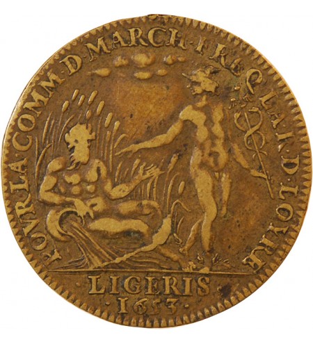 ORLÉANAIS, Communauté des marchands de Loire – JETON laiton 1653