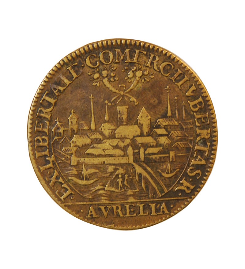 ORLÉANAIS, Communauté des marchands de Loire – JETON laiton 1653