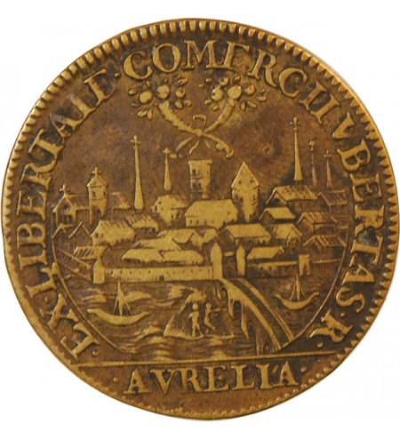 ORLÉANAIS, Communauté des marchands de Loire – JETON laiton 1653