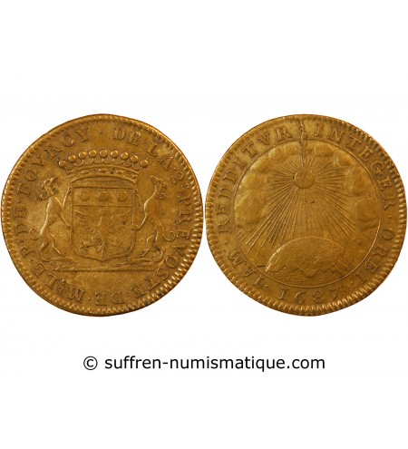 ILE DE FRANCE, Henri de Fourcy, prévôt des marchands - JETON 1685