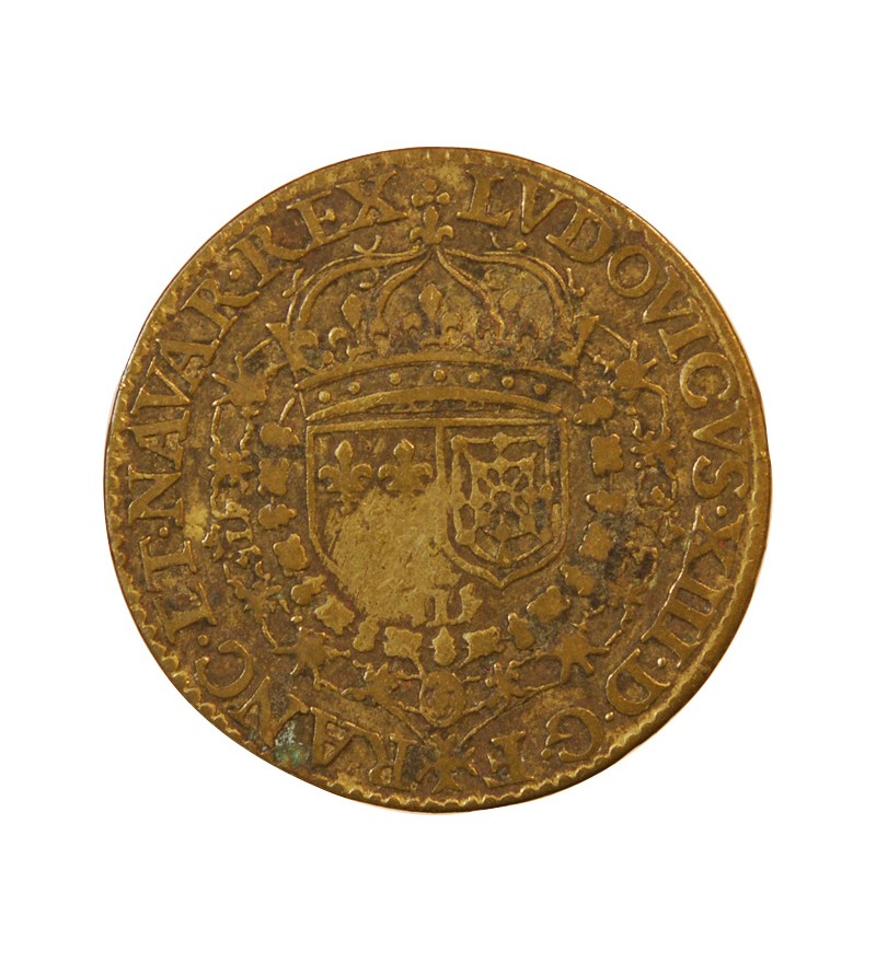 LOUIS XIII – JETON laiton - F.12245 var.