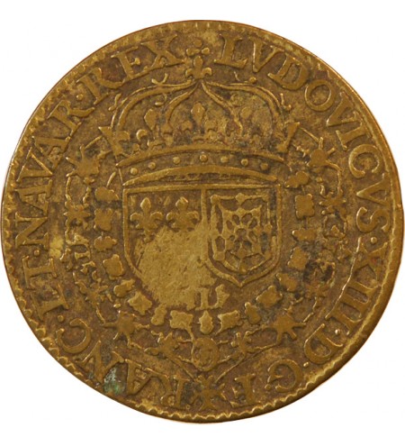 LOUIS XIII – JETON laiton - F.12245 var.
