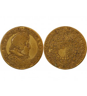 LOUIS XIII – JETON laiton - F.12245 var. 2
