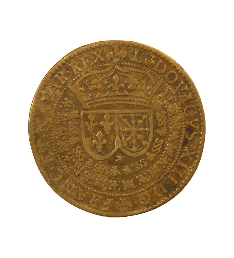 ARDENNES, FABRIQUE DE JETONS DE SEDAN, Louis XIII - JETON laiton - F.7960