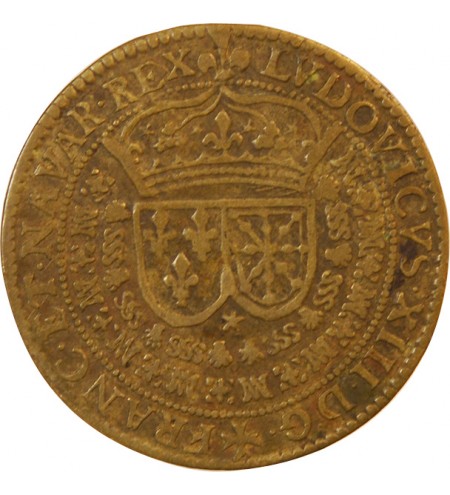 ARDENNES, FABRIQUE DE JETONS DE SEDAN, Louis XIII - JETON laiton - F.7960