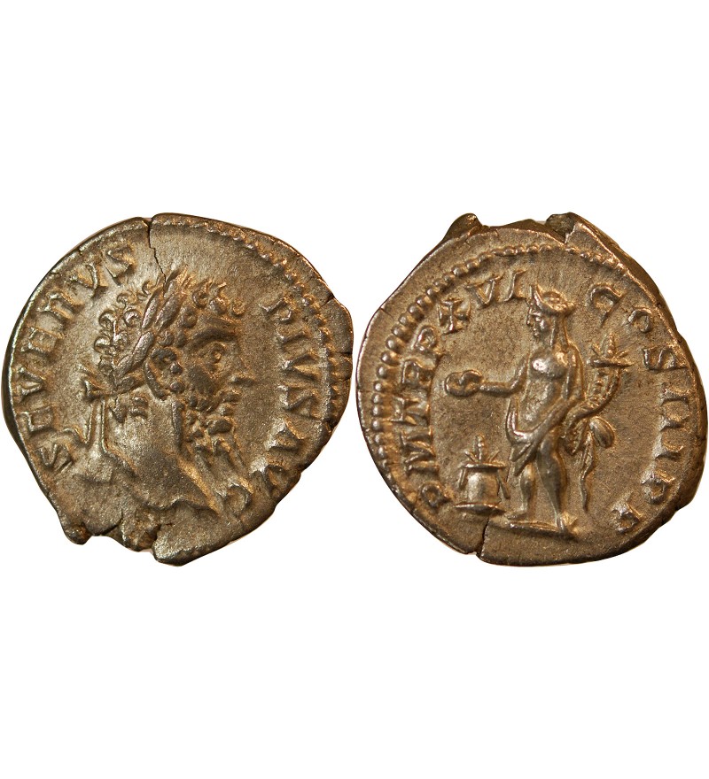 SEPTIME SEVERE - DENIER ARGENT 208 ROME