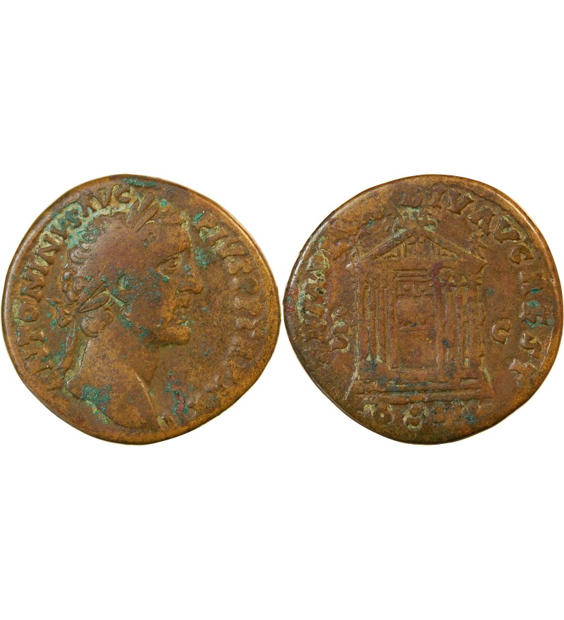 ANTONIN LE PIEUX - SESTERCE ROME 158 / 159 ROME