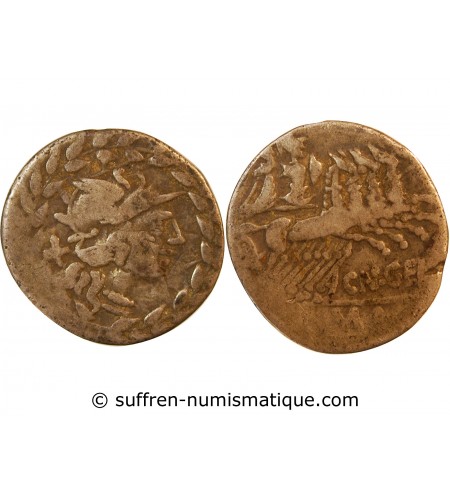 GELLIA - DENIER ARGENT 138 AV JC ROME