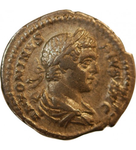 ELAGABAL - DENIER ARGENT 220 / 221 ROME