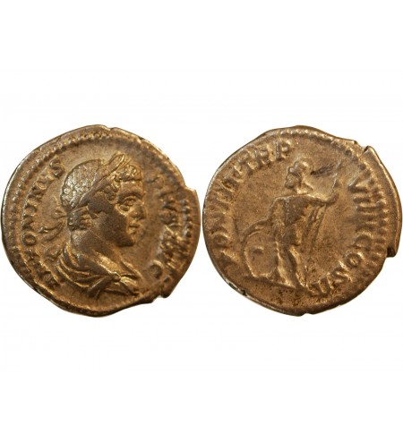 ELAGABAL - DENIER ARGENT 220 / 221 ROME