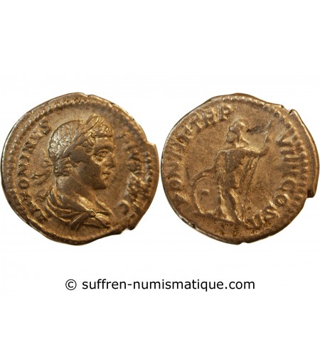 ELAGABAL - DENIER ARGENT 220 / 221 ROME