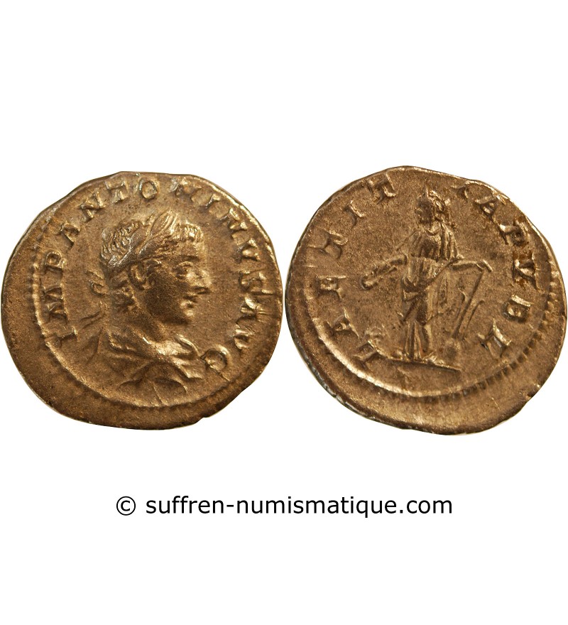 ELAGABAL - DENIER ARGENT 219 ROME