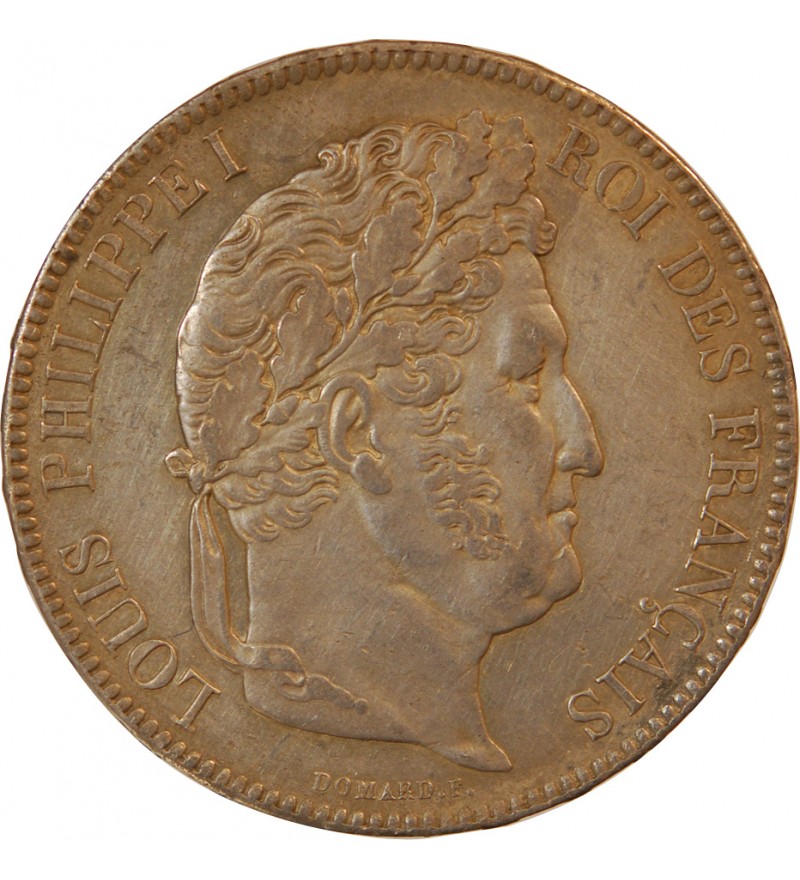 LOUIS PHILIPPE﻿ - 5 FRANCS ARGENT 1834 A PARIS "2e Type Domard"