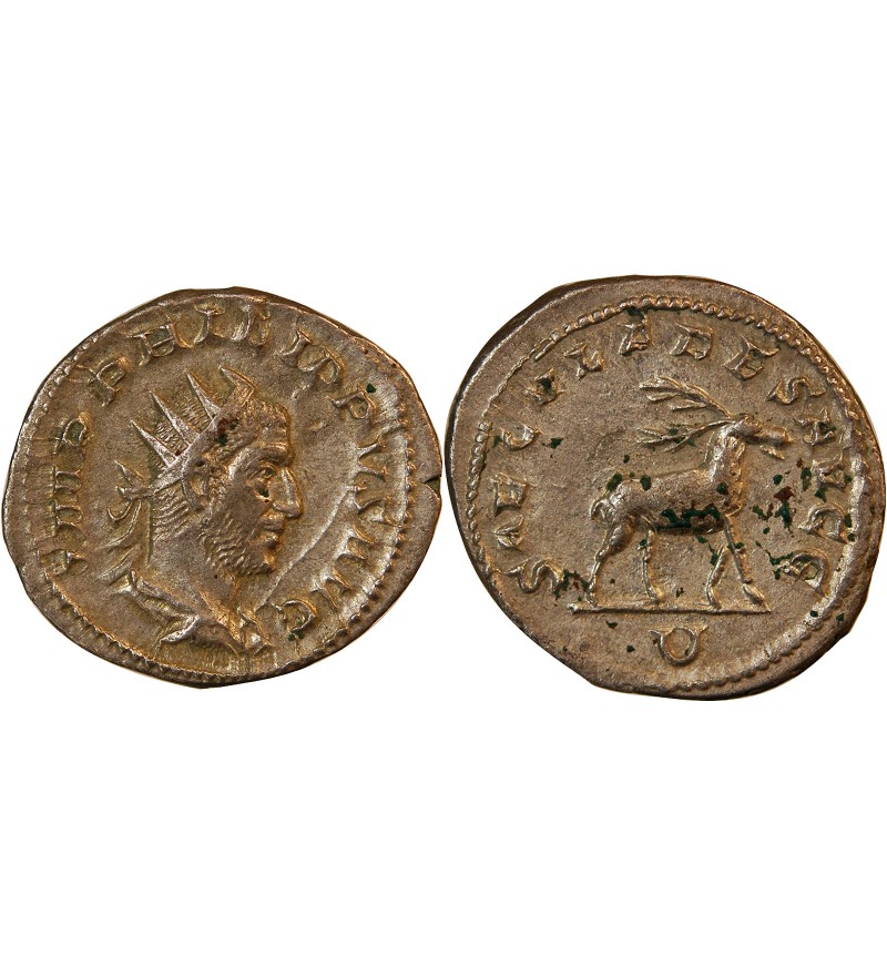 PHILIPPE Ier L'ARABE - ANTONINIEN 248 ROME - RIC.19