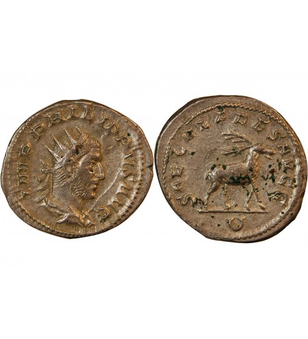 PHILIPPE Ier L'ARABE - ANTONINIEN 248 ROME - RIC.19