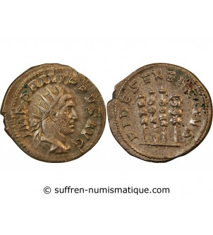 PHILIPPE Ier L'ARABE - ANTONINIEN 249 ROME - RIC.62