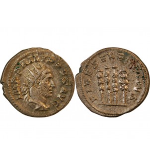 PHILIPPE Ier L'ARABE - ANTONINIEN 249 ROME - RIC.62 2