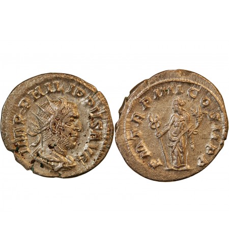 PHILIPPE Ier L'ARABE - ANTONINIEN 247 ROME - RIC.5