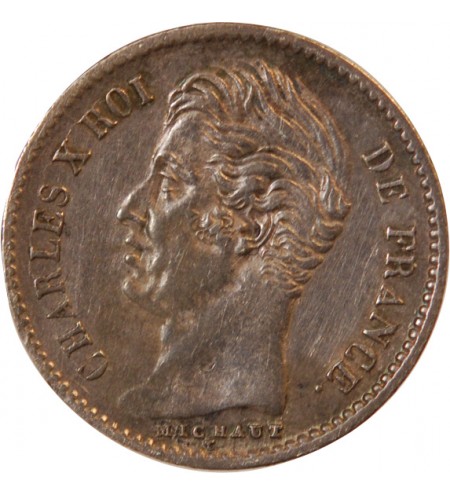 CHARLES X - 1/4 FRANCS ARGENT 1828 A PARIS