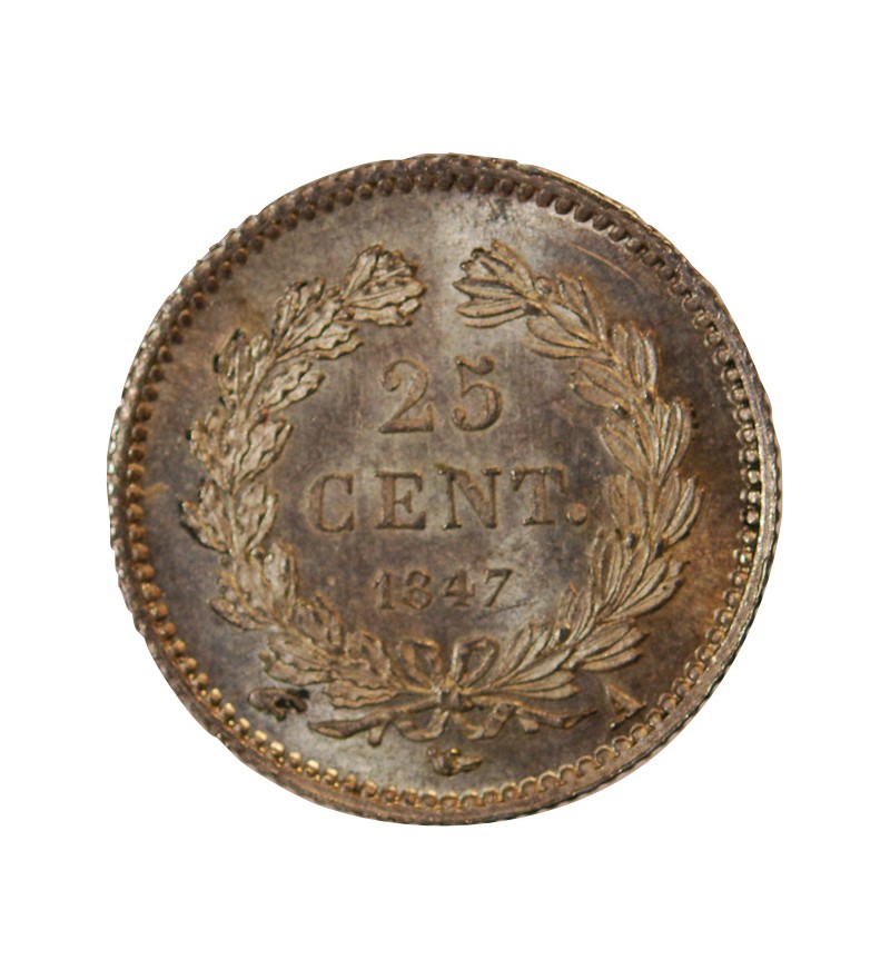 LOUIS PHILIPPE﻿ - 25 CENTIMES ARGENT 1847 A PARIS