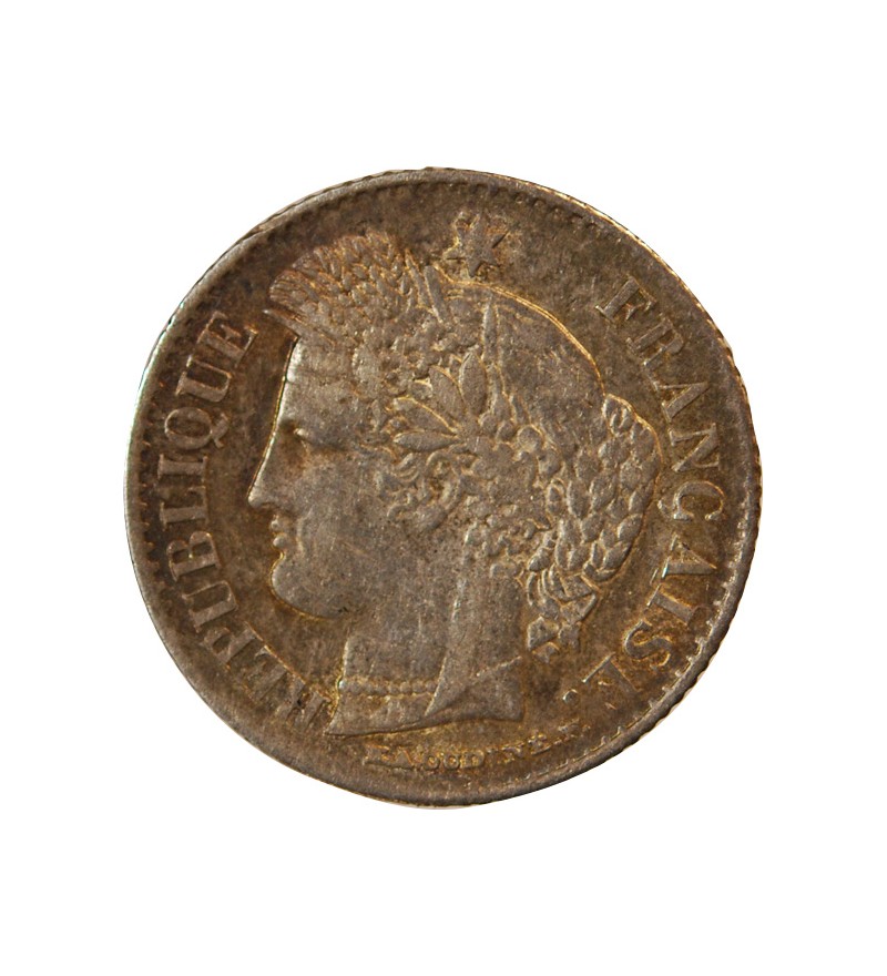 CERES - 20 CENTIMES ARGENT 1850 A PARIS - Oreille Basse