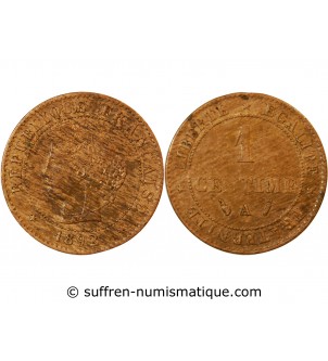 CERES - 1 CENTIME 1892 A PARIS﻿﻿