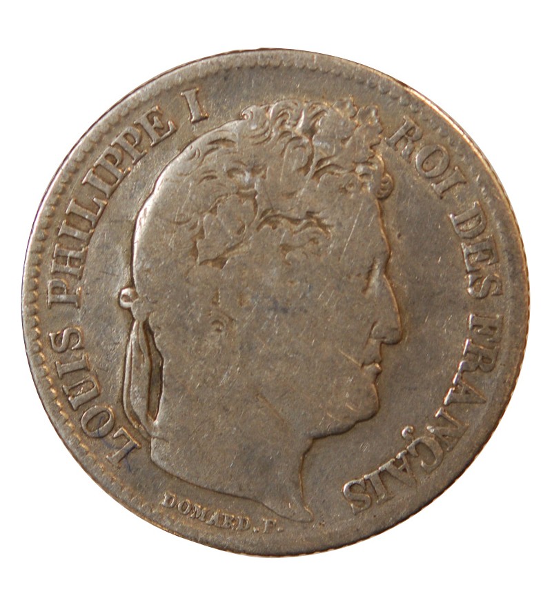 LOUIS PHILIPPE﻿ - 1 FRANC ARGENT 1841 B ROUEN