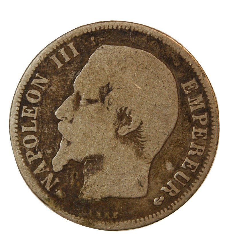 NAPOLEON III - 1 FRANC ARGENT 1856 D LYON