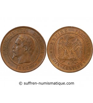 NAPOLEON III - 10 CENTIMES 1852 A PARIS