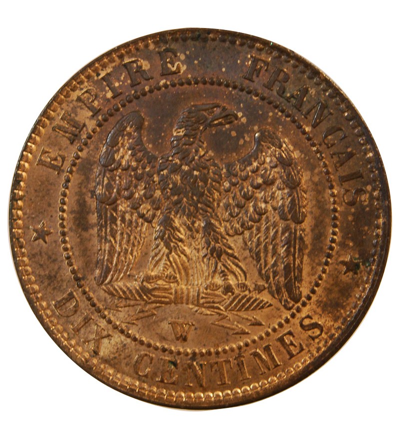 NAPOLEON III - 10 CENTIMES 1854 W LILLE