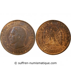 NAPOLEON III - 10 CENTIMES 1854 W LILLE