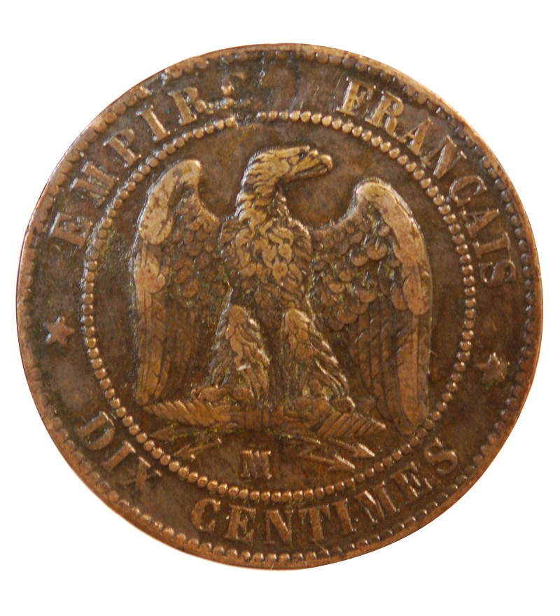 NAPOLEON III - 10 CENTIMES 1854 MA MARSEILLE